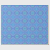 Papier Cadeau à damiers motif net 01 LBlue BG (Plat)