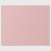 Papier Cadeau À damiers rouge et blanc (Plat)