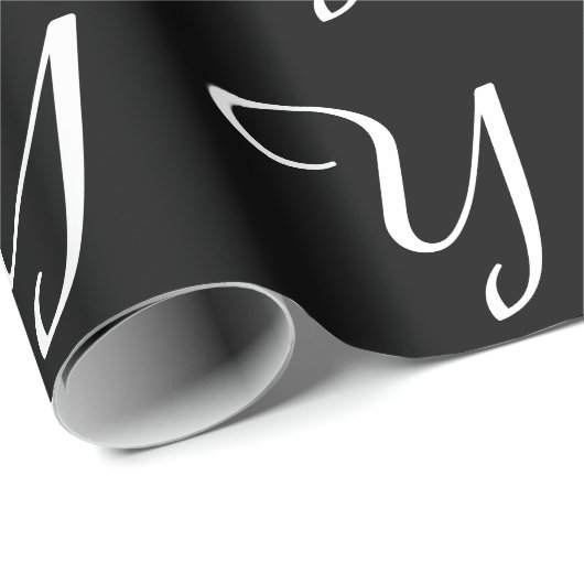 PAPIER CADEAU A INITIAL (Coin rond)