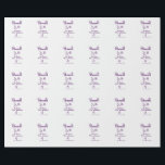 Papier Cadeau À la future Mme nom de la mariée gribouillage viol<br><div class="desc">conception</div>