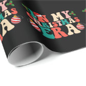 Papier Cadeau À l'ère de Noël, période de vacances Super (Coin rond)