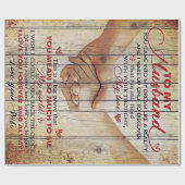 Papier Cadeau À mon mari présent | Nouveau Décor | (Plat)