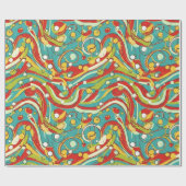 papier cadeau à motif abstrait (Plat)