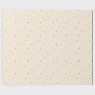 Papier Cadeau à Motif Fantaisiste Pastel Doux