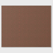 Papier cadeau à motif rouge et vert (Plat)
