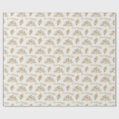 Papier Cadeau A New Chapter Begins Rustic Book Theme Baby Shower (Plat)