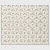 Papier Cadeau A New Chapter Begins Rustic Book Theme Baby Shower (Plat)