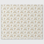 Papier Cadeau A New Chapter Begins Rustic Book Theme Baby Shower (Plat)