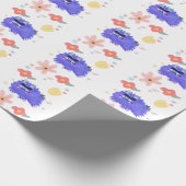 Papier Cadeau A Not-So-Scary Monster in a Flower Patch Tote Bag (Coin)