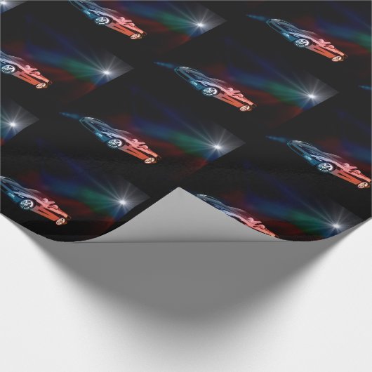 Papier Cadeau A obtenu D'AIMER la Corvette (Coin)