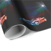 Papier Cadeau A obtenu D'AIMER la Corvette (Coin rond)