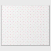 Papier cadeau à pois rose (Plat)