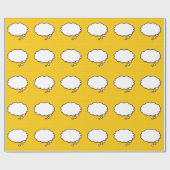 Papier Cadeau À quoi je pense (Plat)