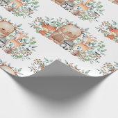 Papier Cadeau Ă?re fête d'anniversaire de région boisée (Coin)