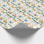 Papier cadeau à thème de construction (Coin)
