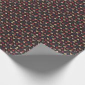 Papier cadeau à thème poker (Coin)