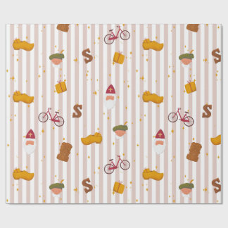 Papier cadeau à thème Sint et Piet