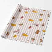 Papier cadeau à thème Sint et Piet (Déroulé)
