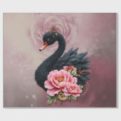 Papier Cadeau A touch of rose and swan's glow.  (Plat)