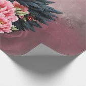 Papier Cadeau A touch of rose and swan's glow.  (Coin)