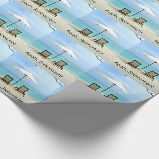 Papier Cadeau Aaah...retraite (Coin)