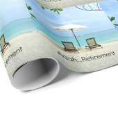 Papier Cadeau Aaah... retraite (Coin rond)