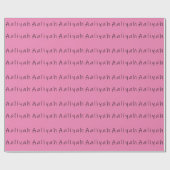Papier Cadeau Aaliyah (Plat)