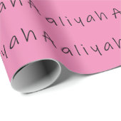 Papier Cadeau Aaliyah (Coin rond)