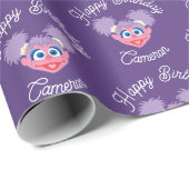 Papier Cadeau Abby Cadabby Face (Coin rond)