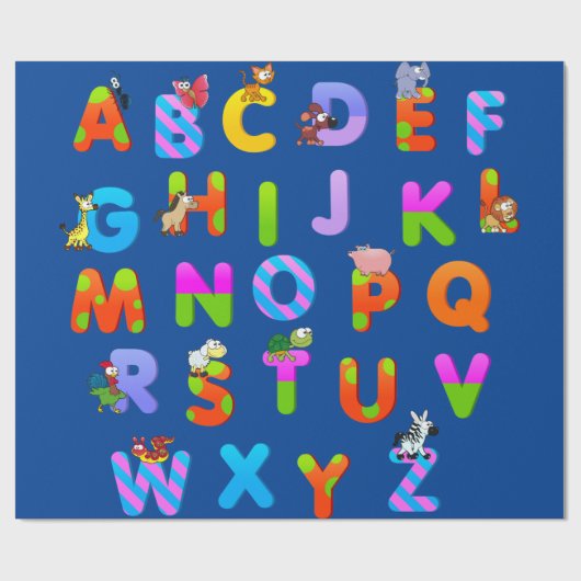 PAPIER CADEAU ABC (Plat)