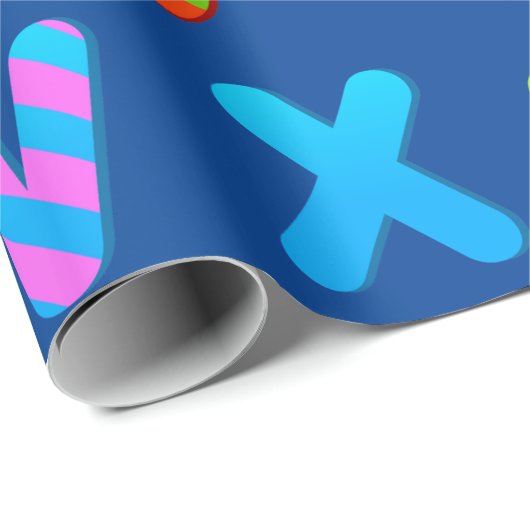 PAPIER CADEAU ABC (Coin rond)