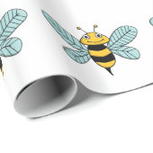 Papier Cadeau abeille (Coin rond)