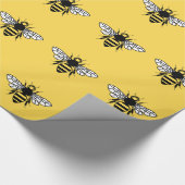 Papier Cadeau Abeille de Manchester (Coin)