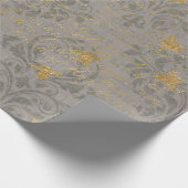 Papier Cadeau Abeille et rouleau d'or (Coin)