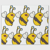 Papier Cadeau Abeille extraterrestre (Plat)