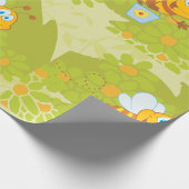 Papier Cadeau Abeille Heureuse
