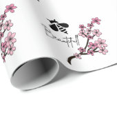 Papier Cadeau abeille magnifique (Coin rond)