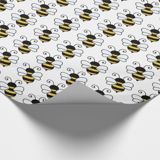 Papier Cadeau Abeille mignonne (Coin)