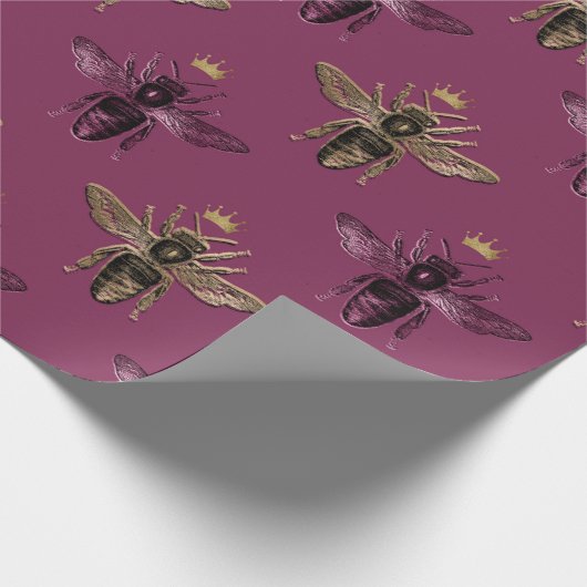 Papier Cadeau Abeille royale (Coin)