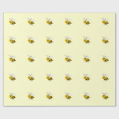 Papier Cadeau Abeilles (Plat)