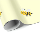 Papier Cadeau Abeilles (Coin rond)