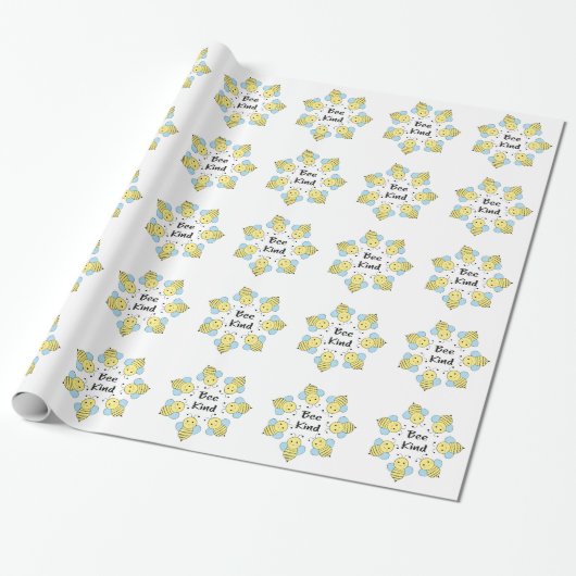 Papier Cadeau Abeilles (Déroulé)