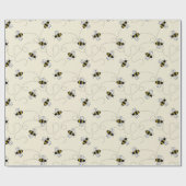 Papier Cadeau Abeilles (Plat)