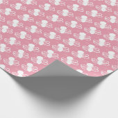 Papier Cadeau Abeilles dans le rose (Coin)