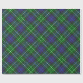 Papier Cadeau Abercrombie Blue Green Tartan (Plat)