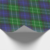 Papier Cadeau Abercrombie Blue Green Tartan (Coin)