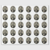 Papier Cadeau abraham lincoln (Plat)