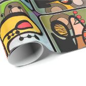 Papier Cadeau "Abrégé sur moderne la moitié du siècle la (Coin rond)