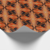 Papier Cadeau Abrégé sur orange (Coin)