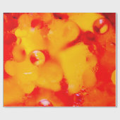 Papier Cadeau Abréviation rouge (Plat)